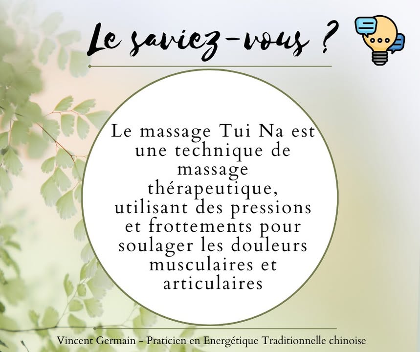 Vincent Germain - Praticien en Energétique Traditionnelle Chinoise
